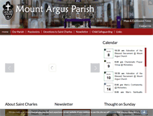 Tablet Screenshot of mountargusparish.ie